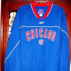 REEBOK CHICAGO CUBS PULLOVER WINDJACKET LARGE